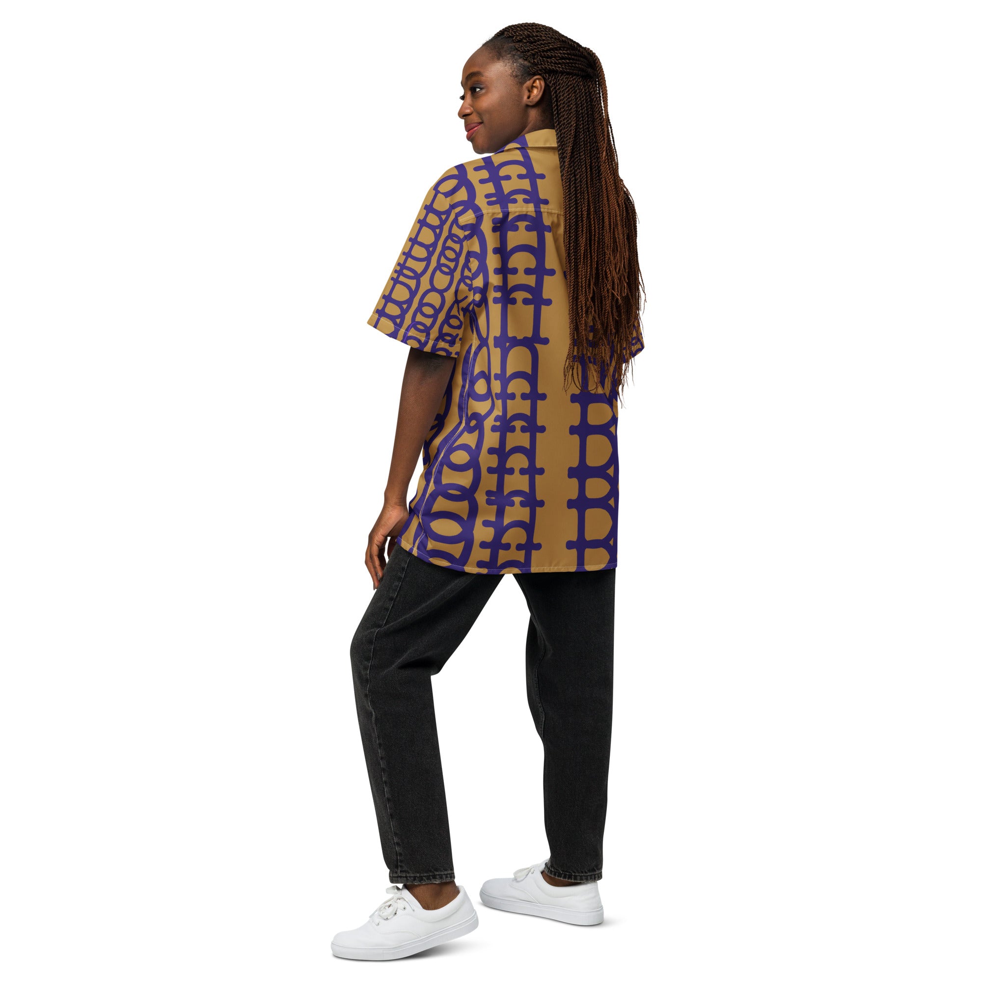 Mormon Doctrine print Unisex button shirt