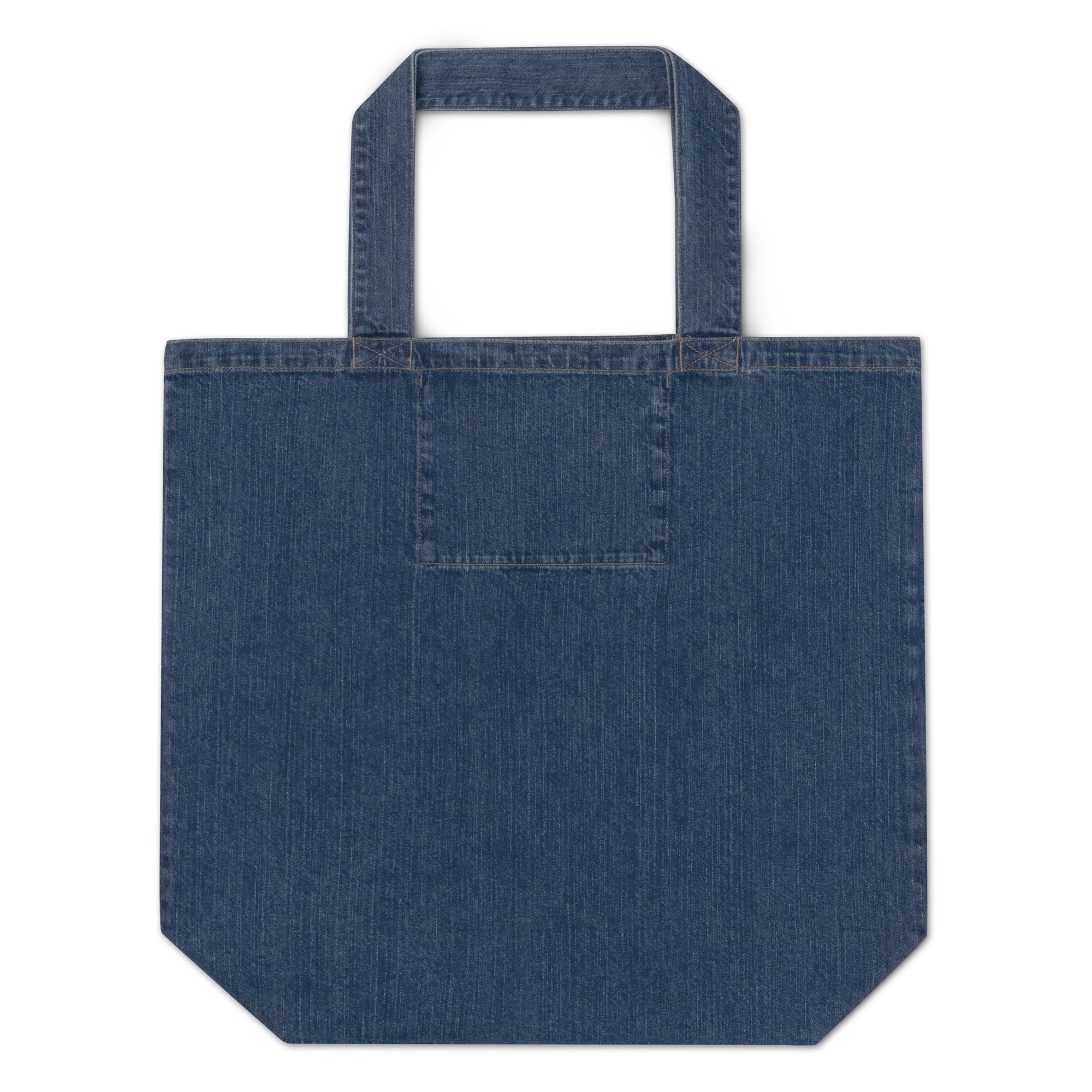 LOVE IS MY RELIGION denim tote bag