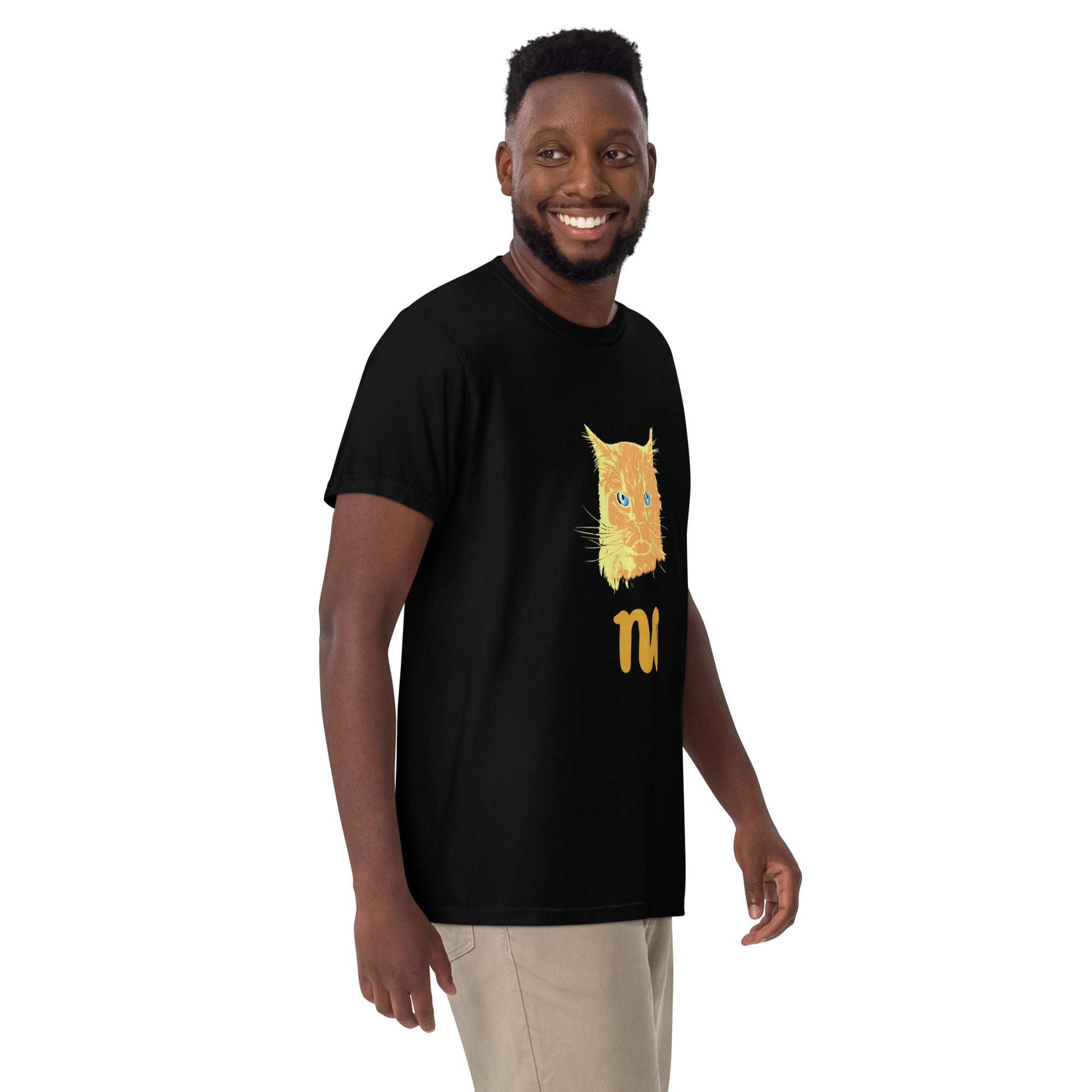 NO Unisex garment-dyed heavyweight t-shirt