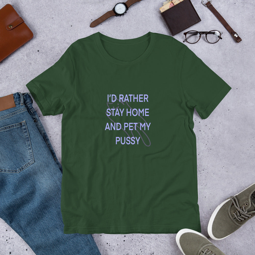 I’D RATHER STAY HOME t-shirt