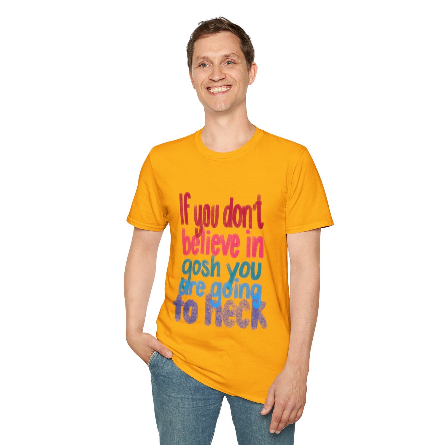 GOING TO HECK Unisex Softstyle T-Shirt