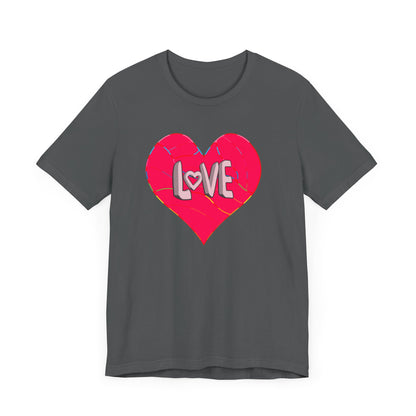 LOVE Unisex Jersey Short Sleeve Tee