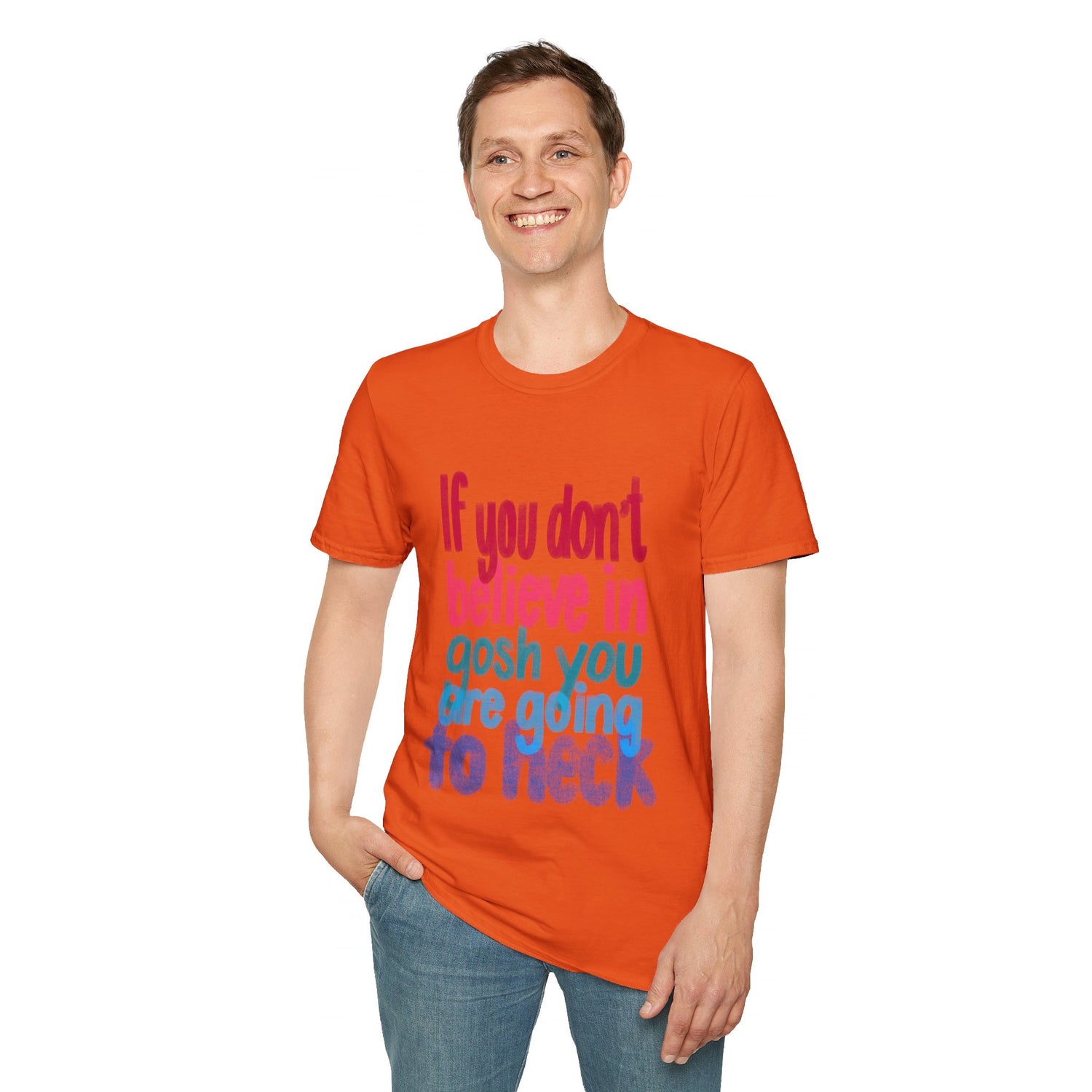 GOING TO HECK Unisex Softstyle T-Shirt