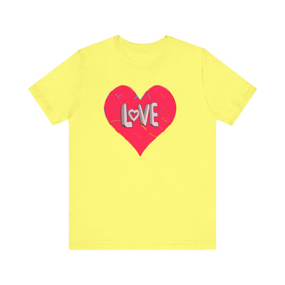 LOVE Unisex Jersey Short Sleeve Tee