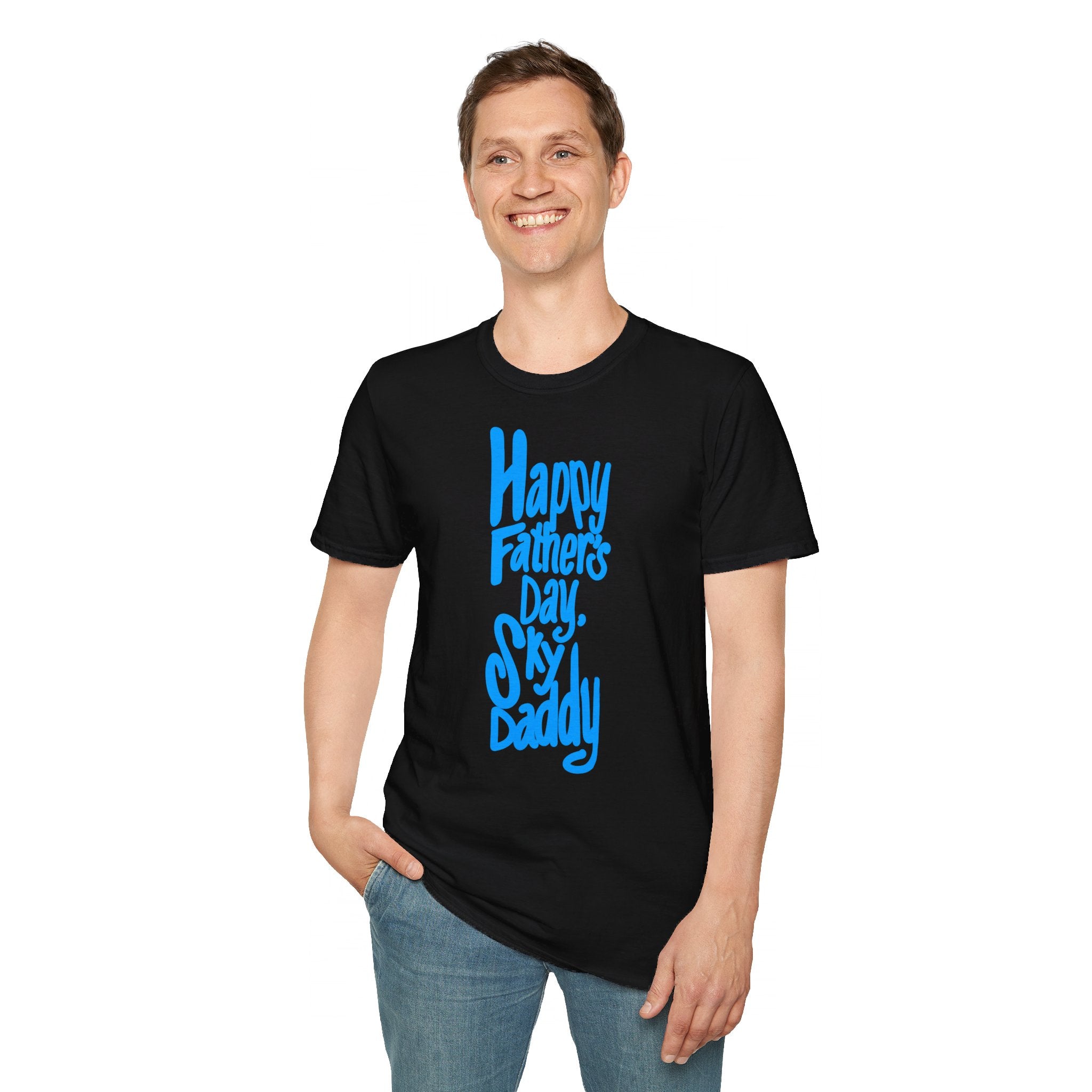 HEAVENLY FATHER’S DAY GREETING Unisex Softstyle T-Shirt