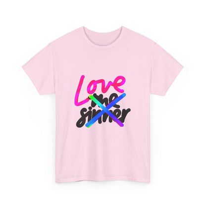 LOVE (THE SINNER) Unisex Heavy Cotton Tee