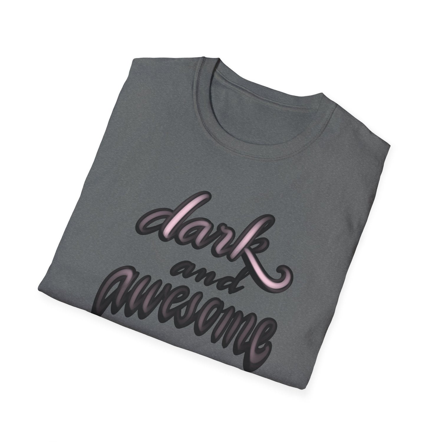 DARK &amp; AWESOME Unisex Softstyle T-Shirt