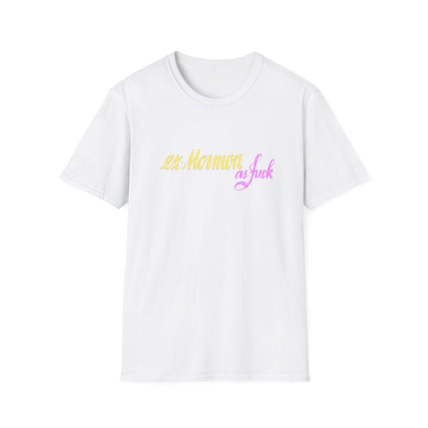 EXMORMON AS F*CK Unisex Softstyle T-Shirt