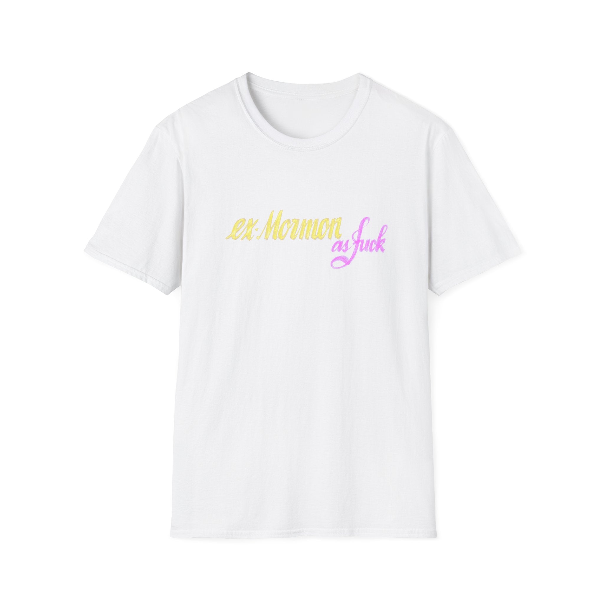 EXMORMON AS F*CK Unisex Softstyle T-Shirt