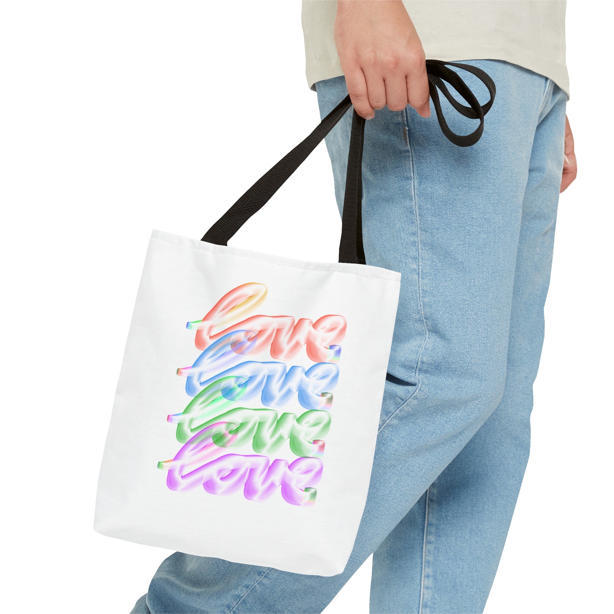 LOVE ALL OVER Tote Bag)