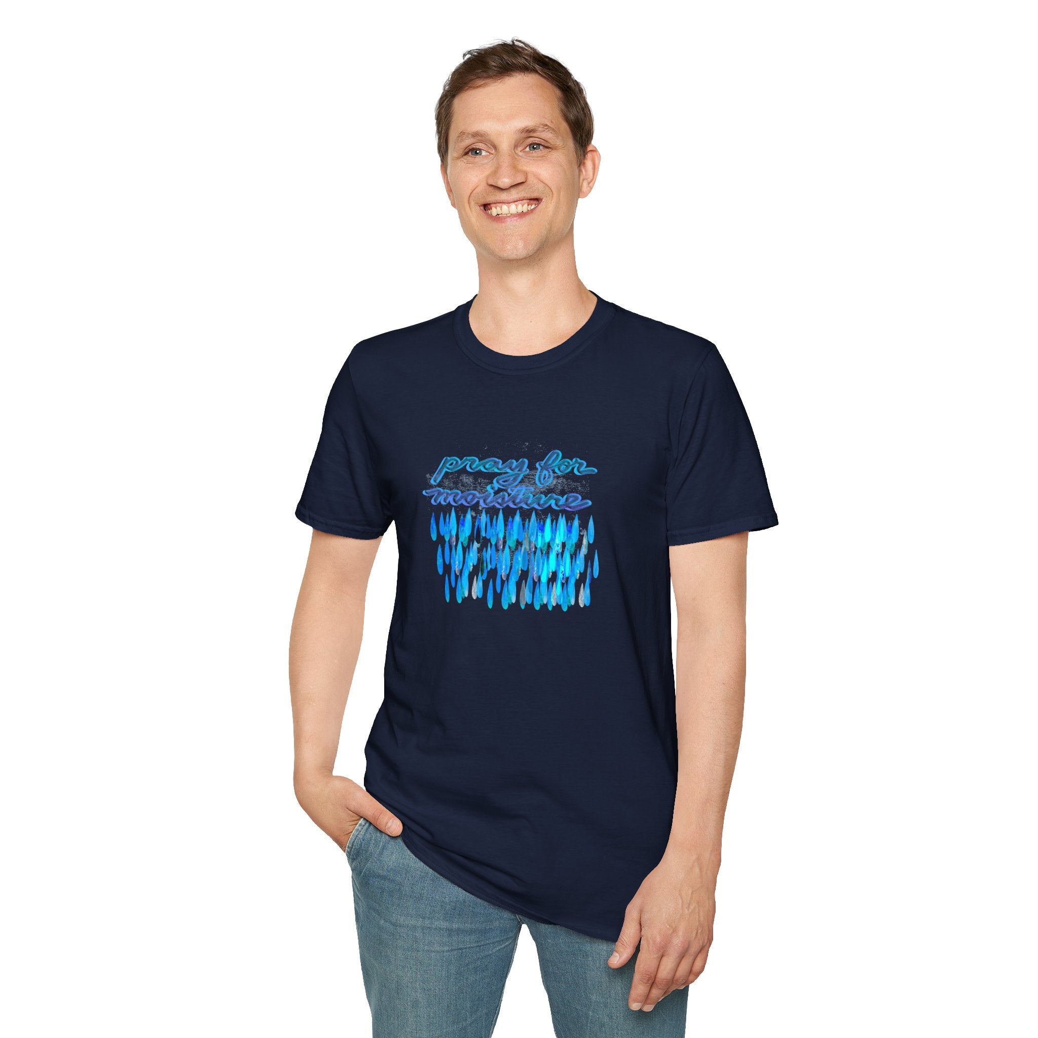 PRAY FOR MOISTURE Unisex Softstyle T-Shirt