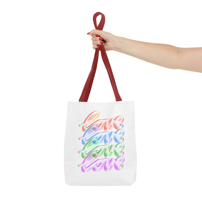 LOVE ALL OVER Tote Bag)