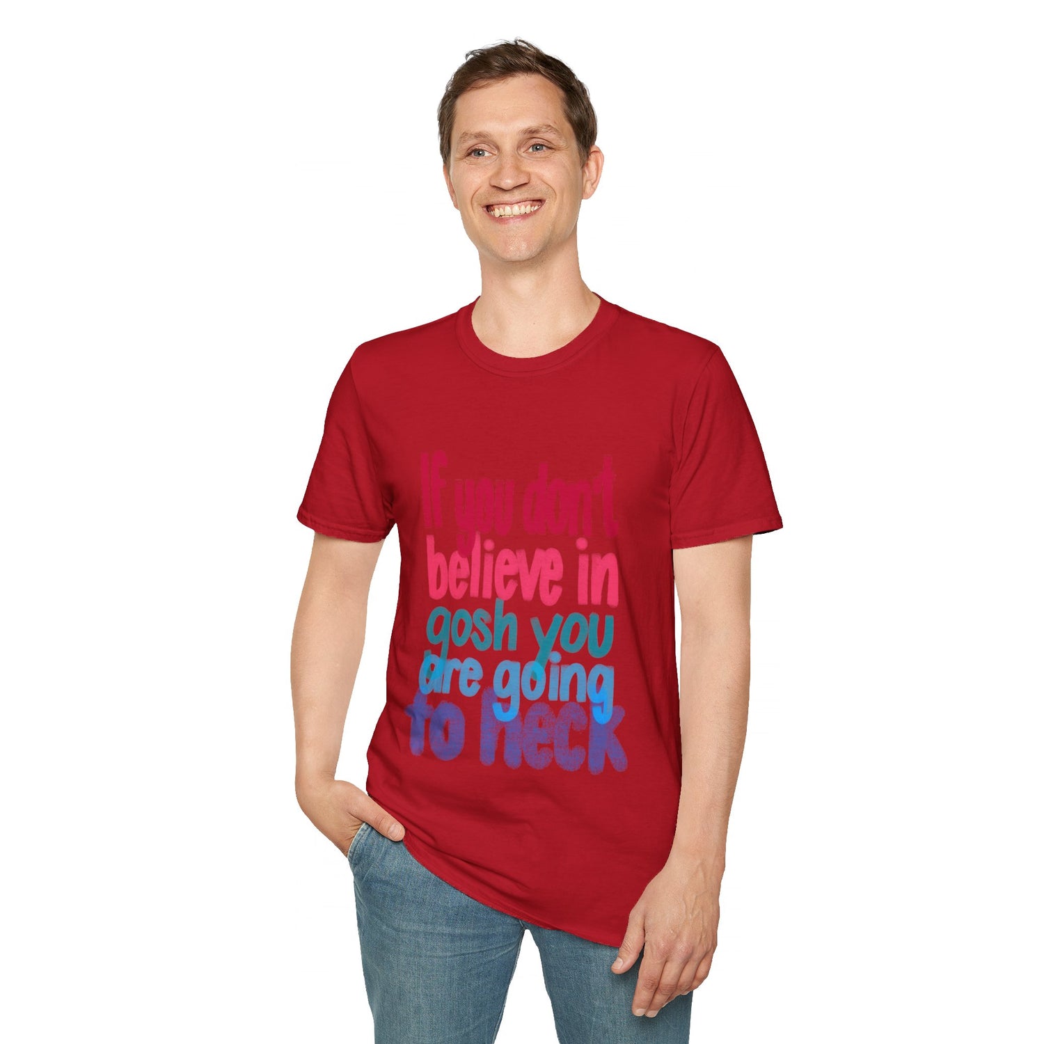 GOING TO HECK Unisex Softstyle T-Shirt