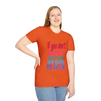 GOING TO HECK Unisex Softstyle T-Shirt