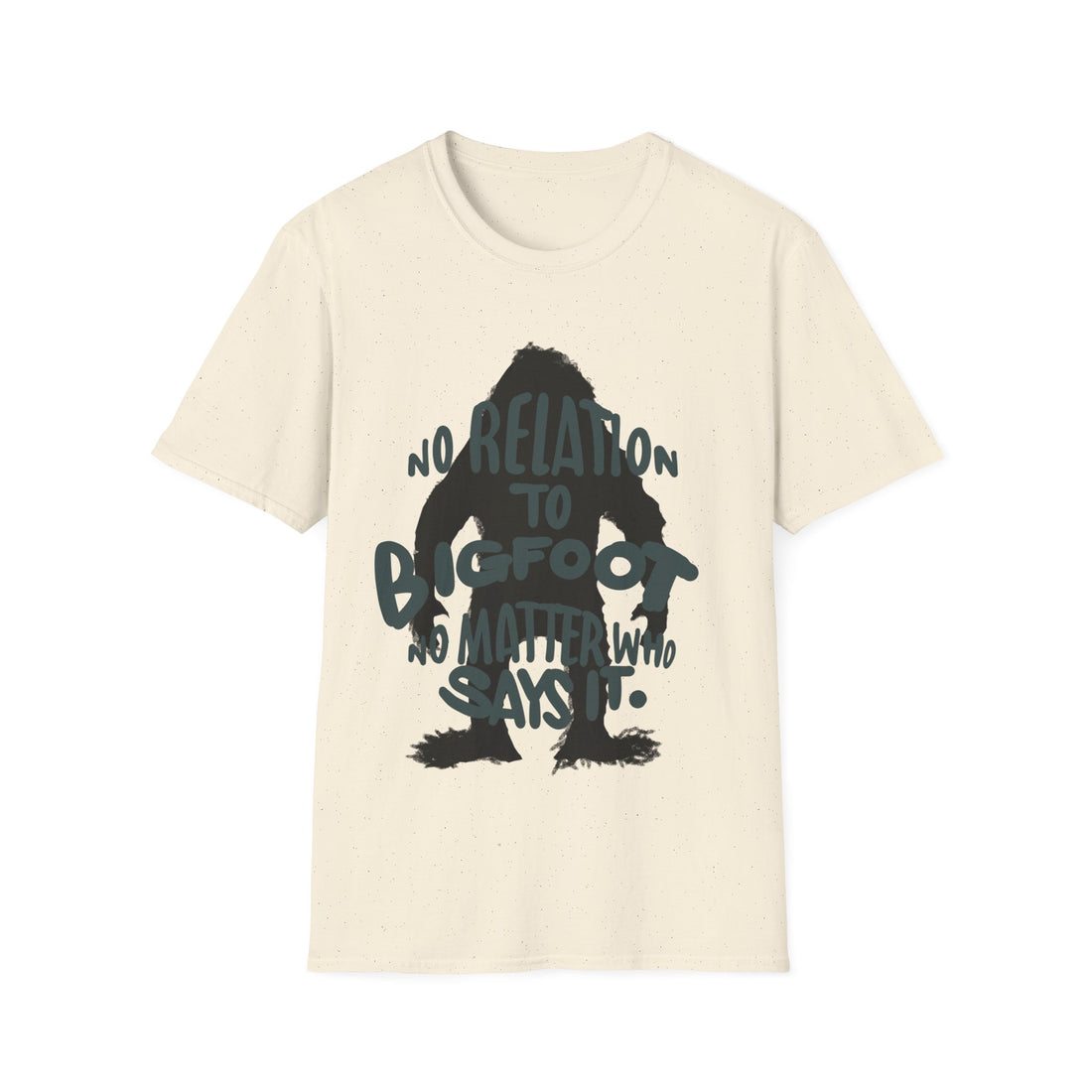 NO RELATION TO BIGFOOT Unisex Softstyle T-Shirt