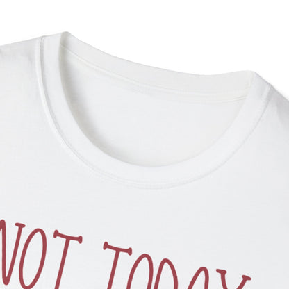 NOT TODAY, SATAN Unisex Softstyle T-Shirt