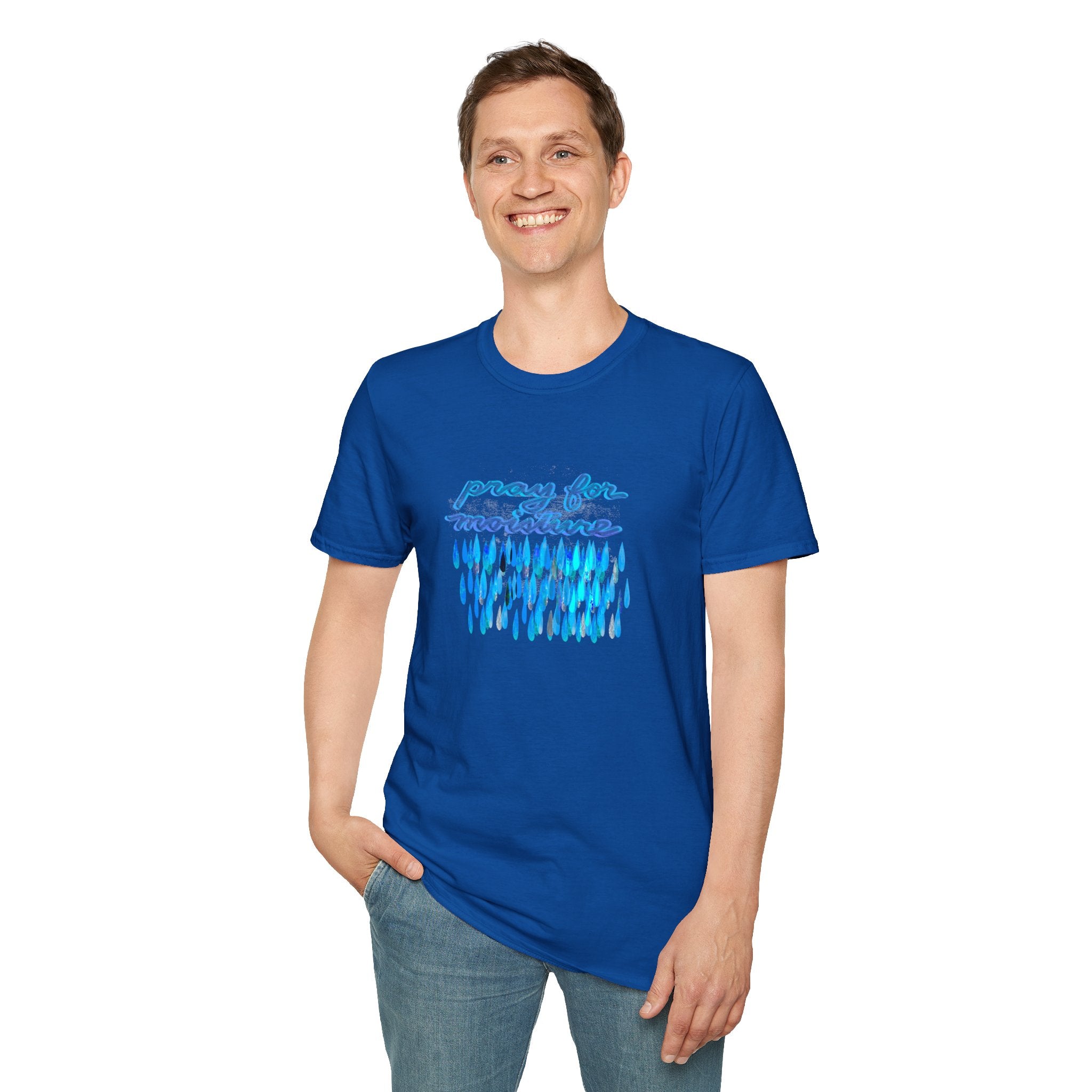 PRAY FOR MOISTURE Unisex Softstyle T-Shirt