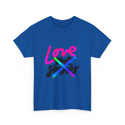 LOVE (THE SINNER) Unisex Heavy Cotton Tee