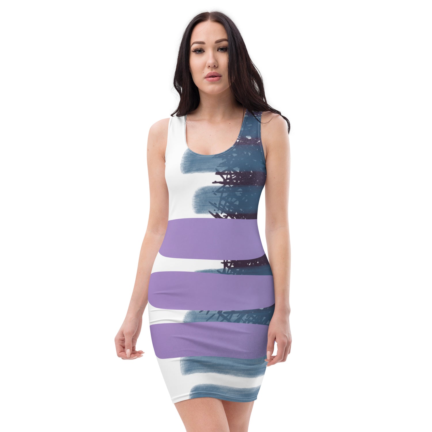 With These Stripes Bodycon dress