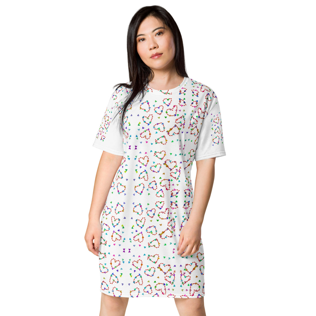 TINY LITTLE HEARTS  shirt dress