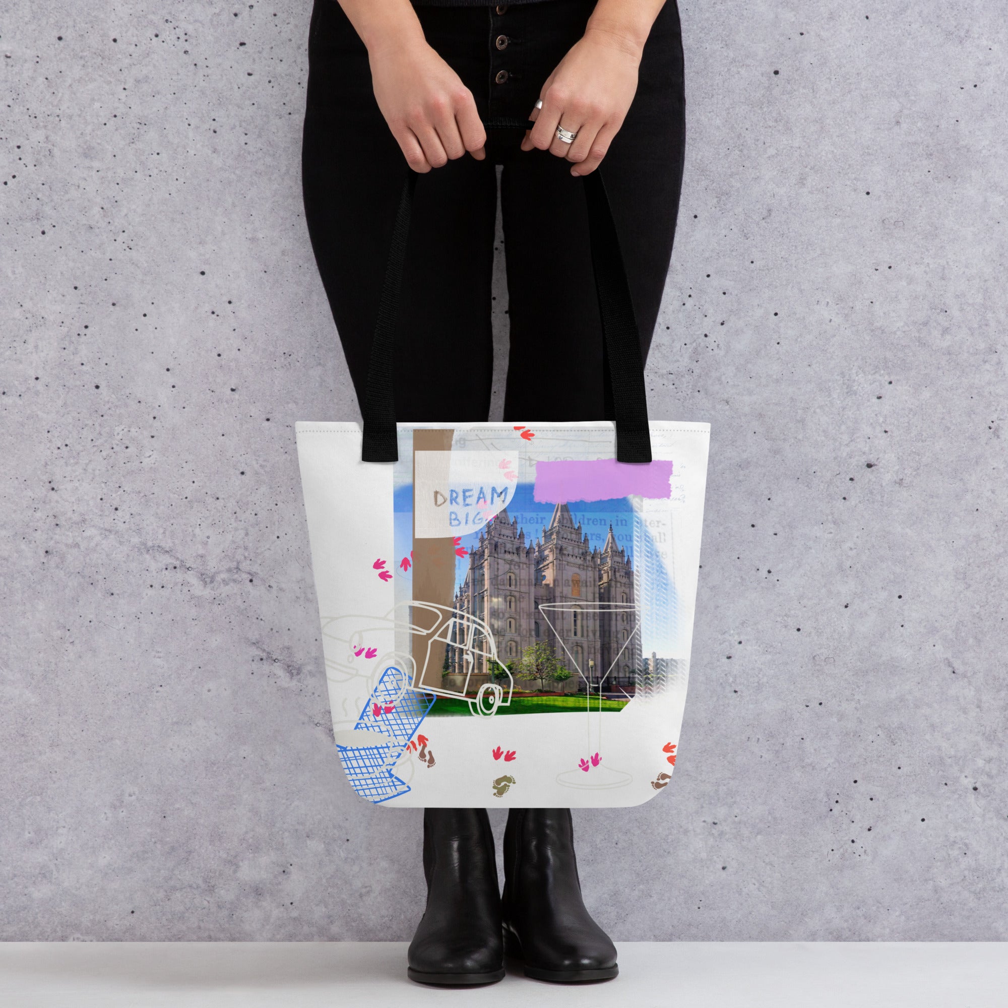 NEW JOURNEYS, BIG DREAMS Tote bag