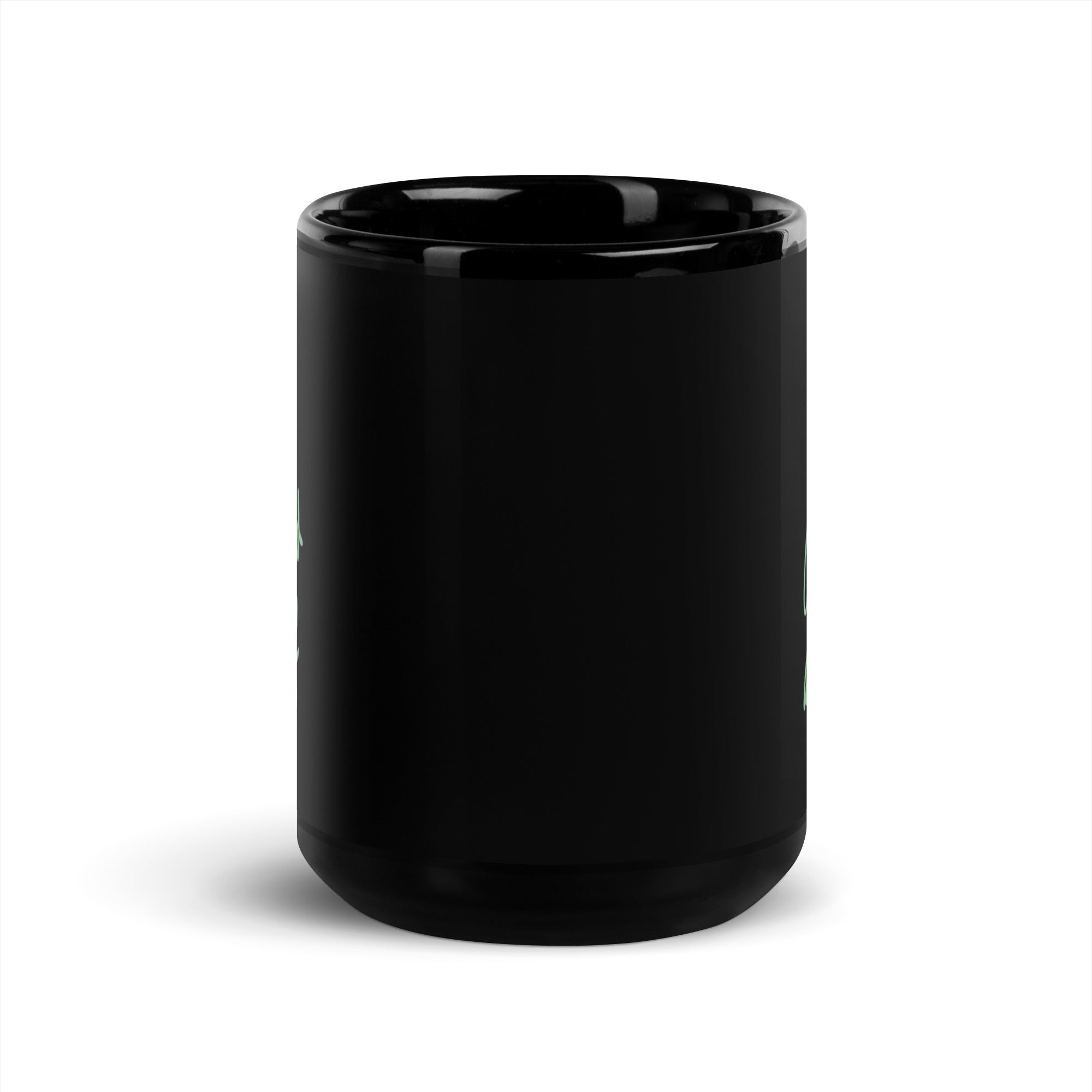 BEYOND BELIEF Black Glossy Mug