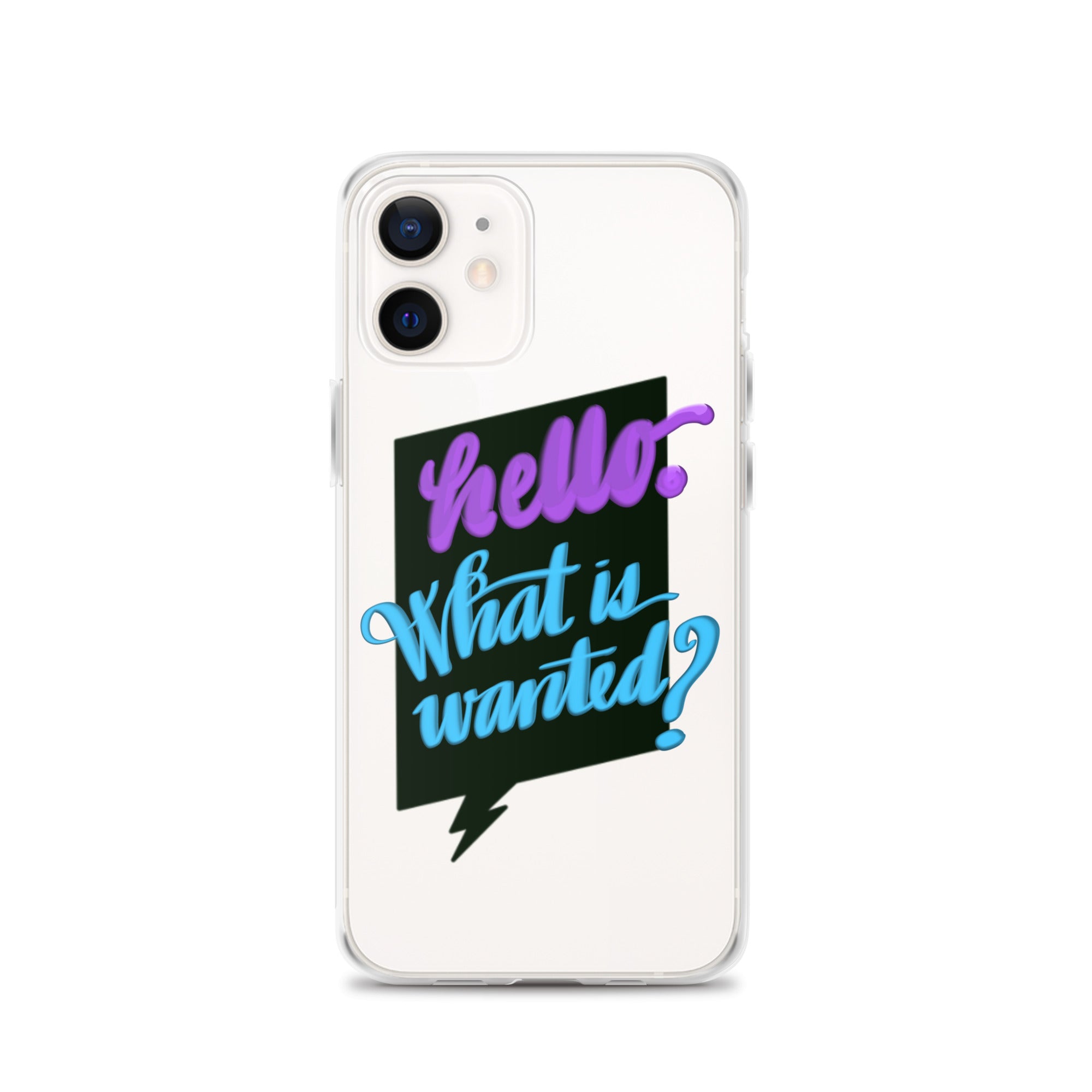 HELLO—WHAT IS WANTED—Clear Case for iPhone®