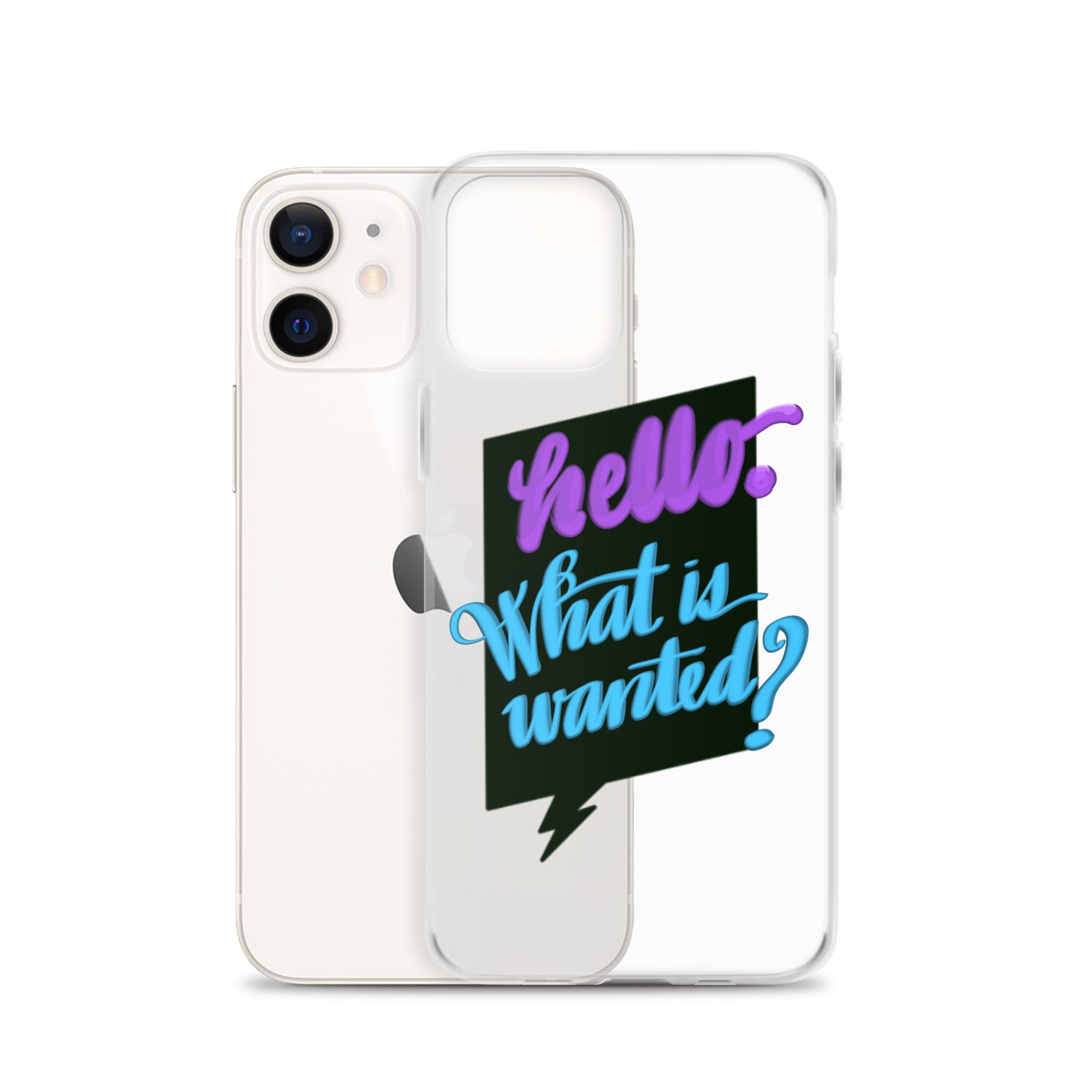 HELLO—WHAT IS WANTED—Clear Case for iPhone®