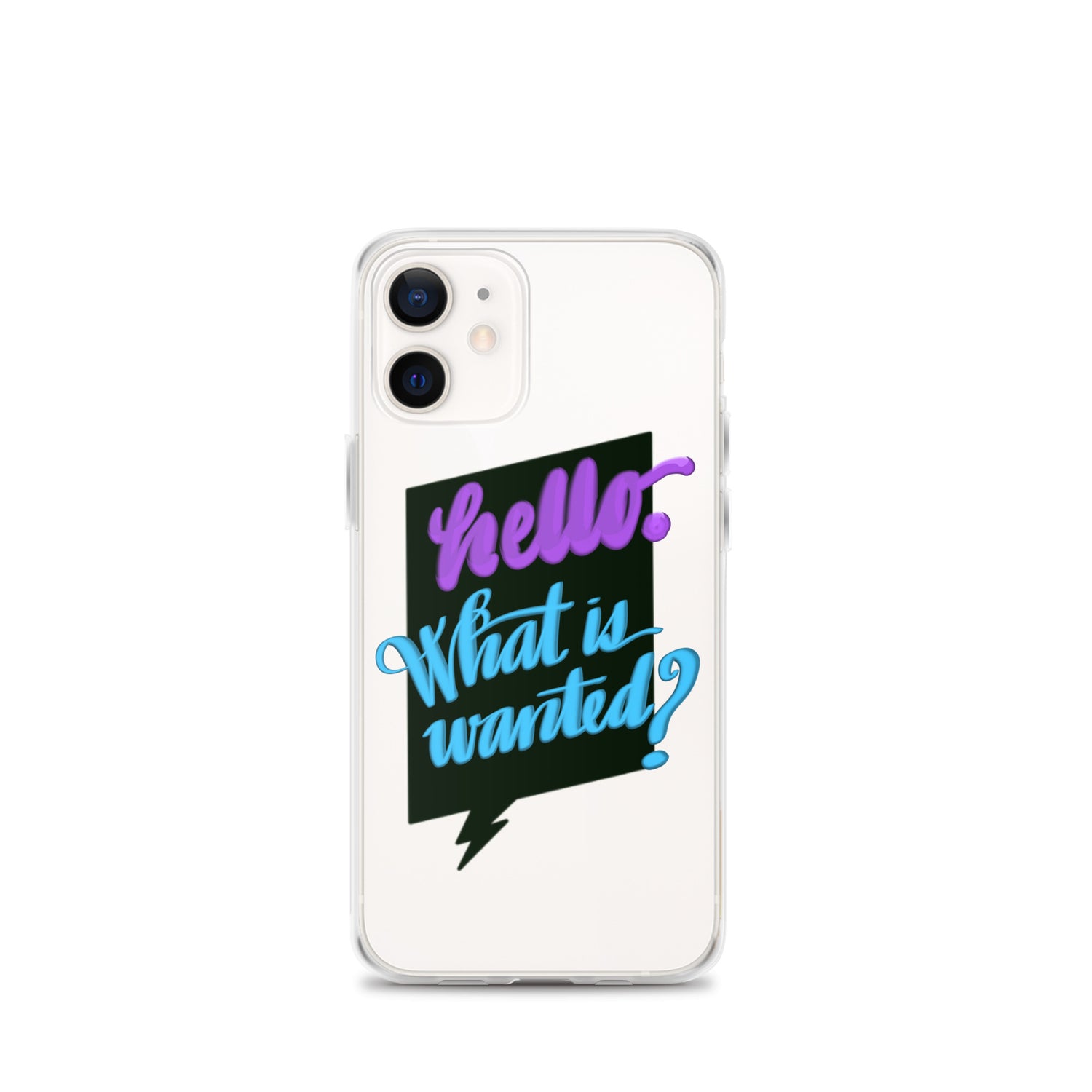 HELLO—WHAT IS WANTED—Clear Case for iPhone®