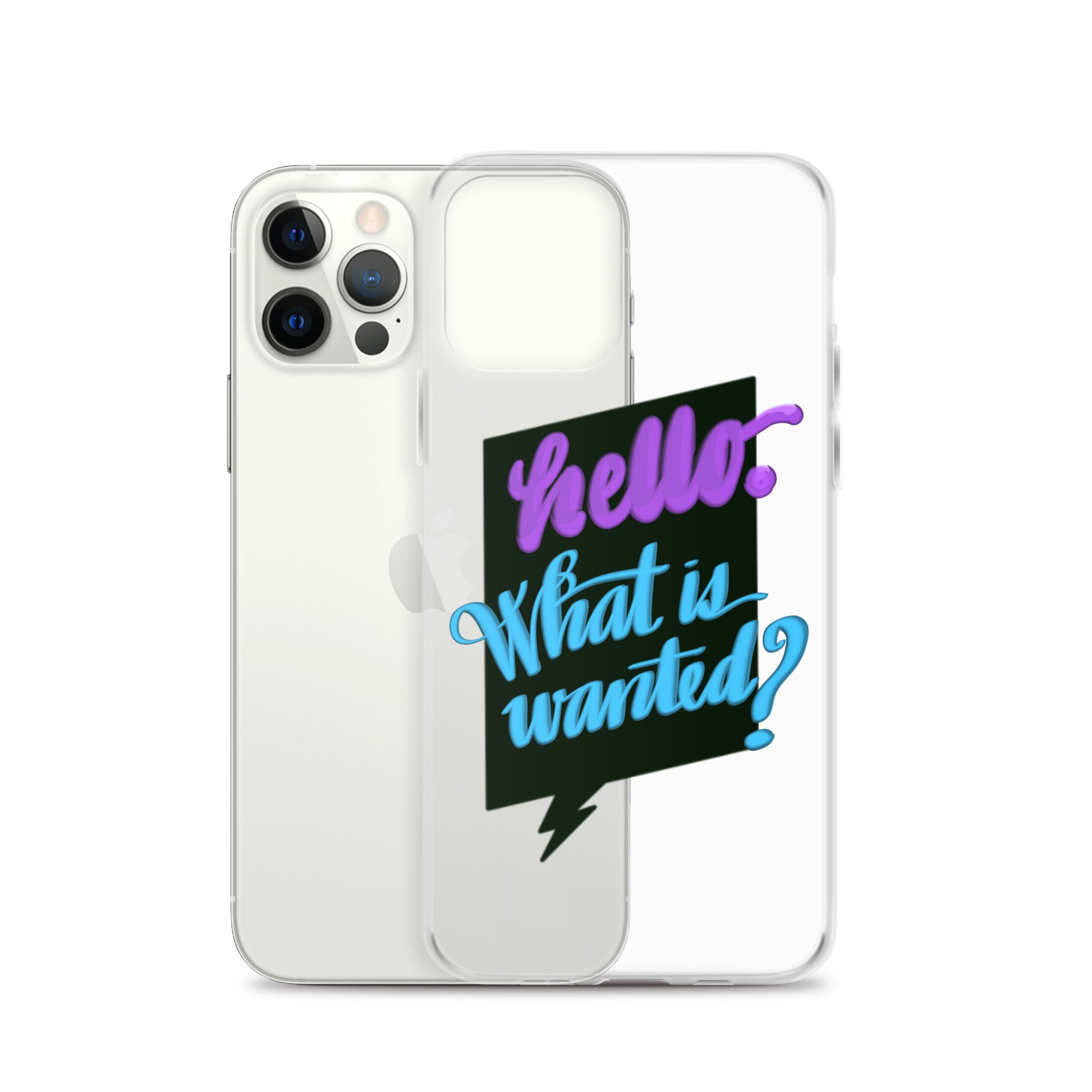 HELLO—WHAT IS WANTED—Clear Case for iPhone®