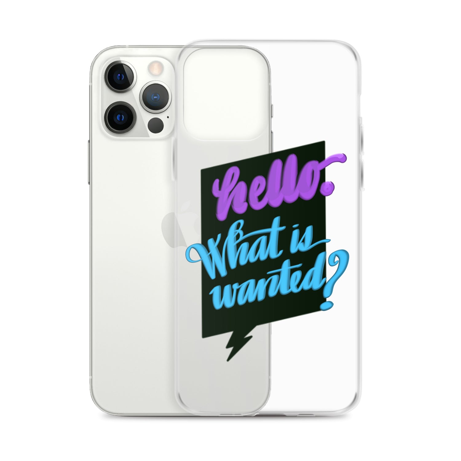 HELLO—WHAT IS WANTED—Clear Case for iPhone®