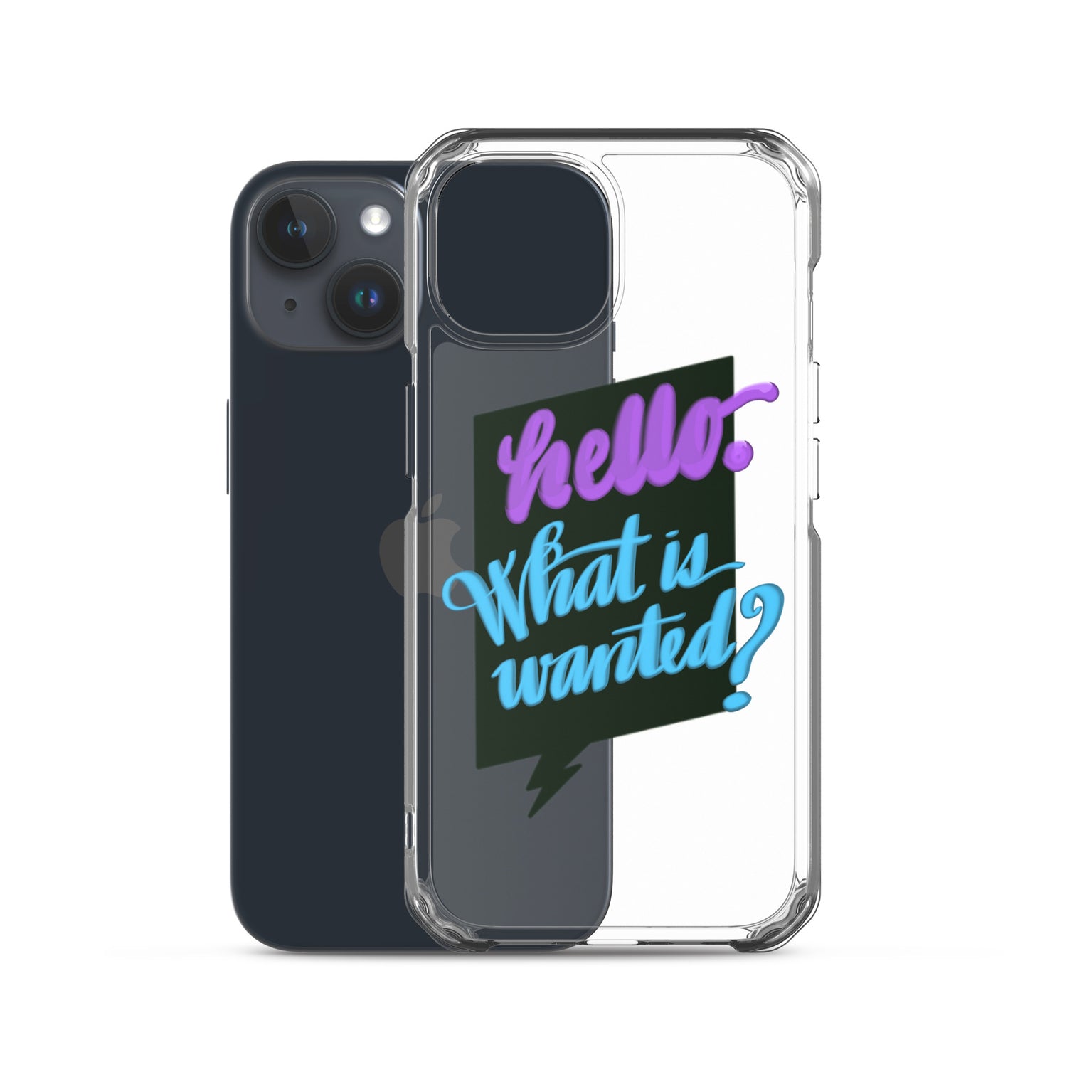 HELLO—WHAT IS WANTED—Clear Case for iPhone®