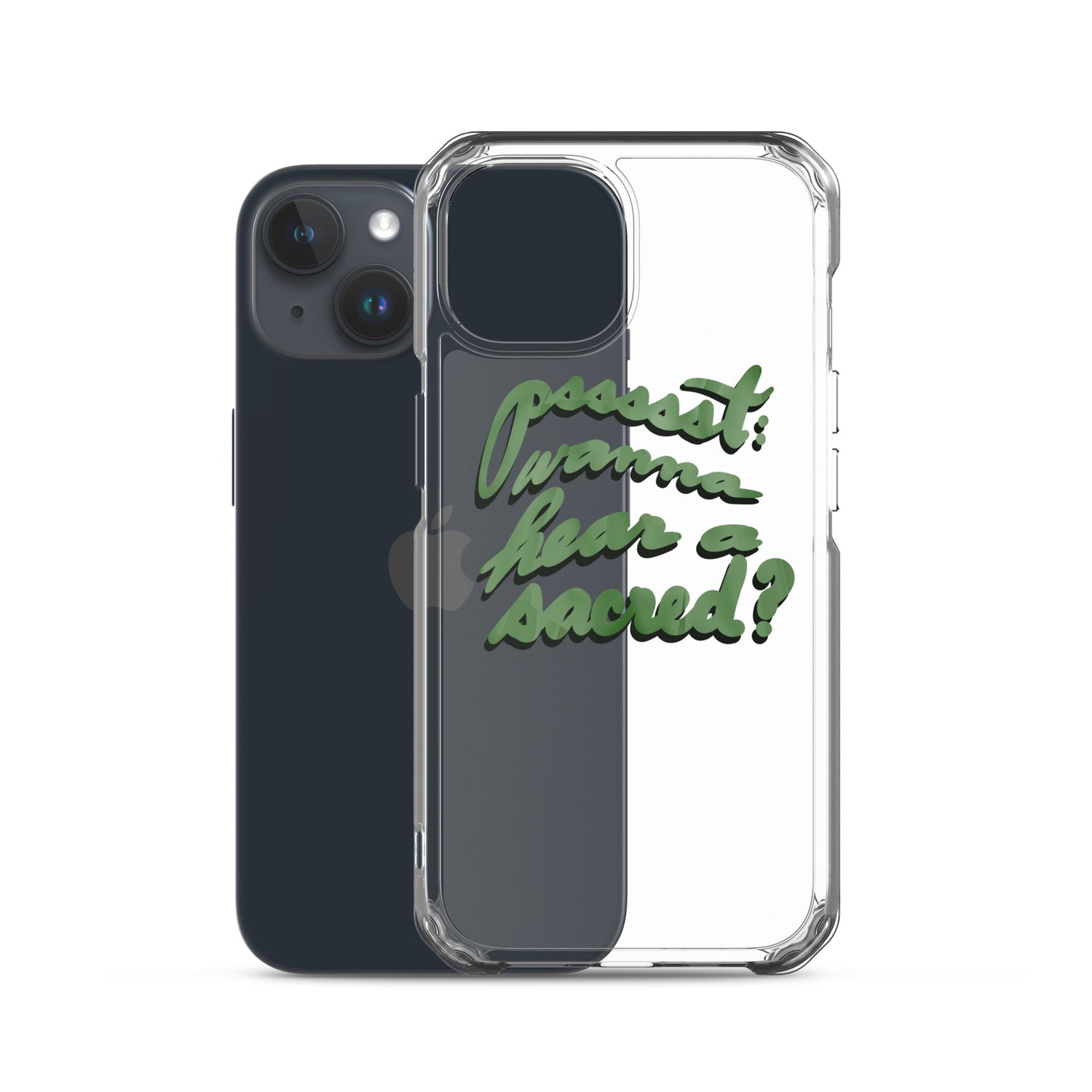 WANNA HEAR A SACRED? Clear Case for iPhone®