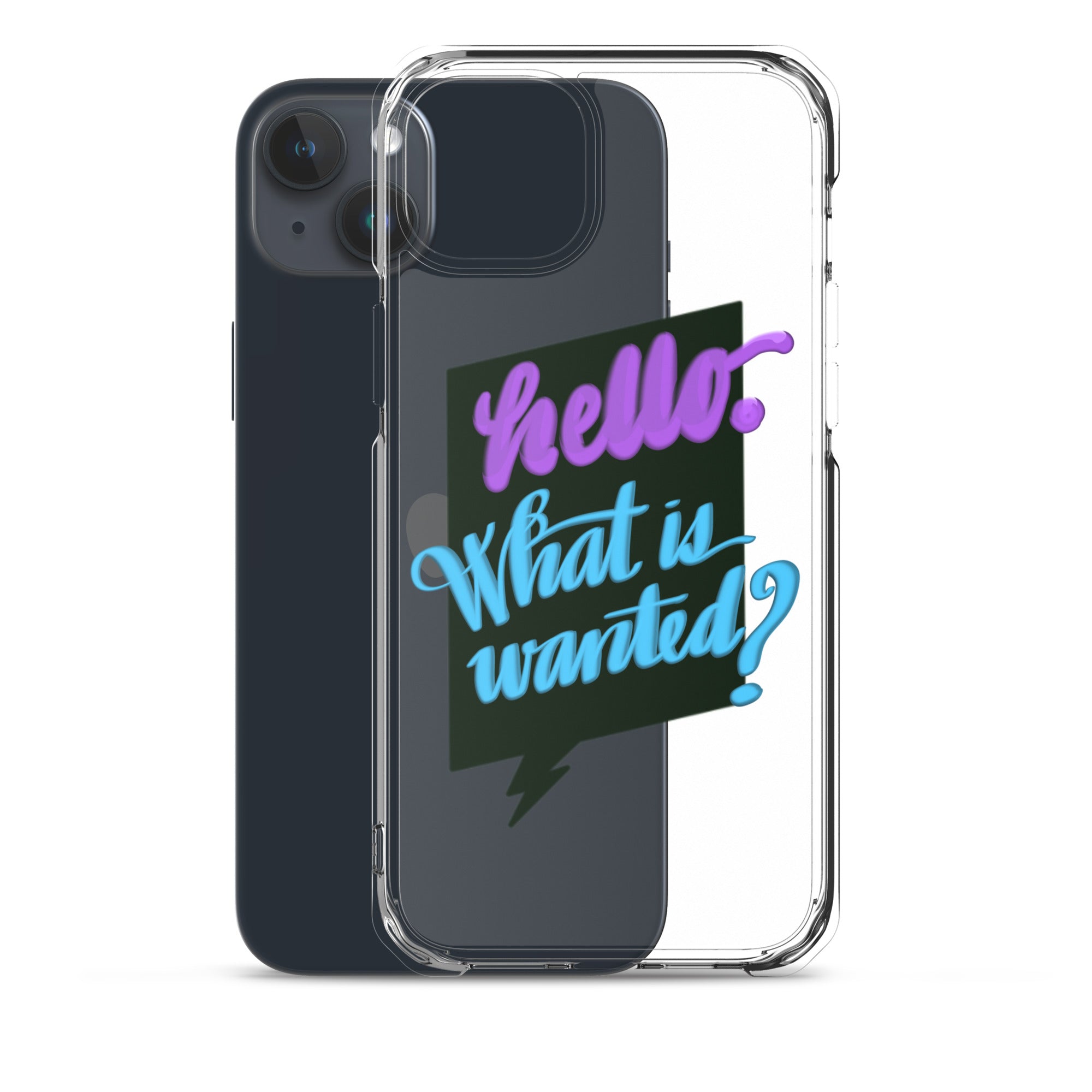 HELLO—WHAT IS WANTED—Clear Case for iPhone®