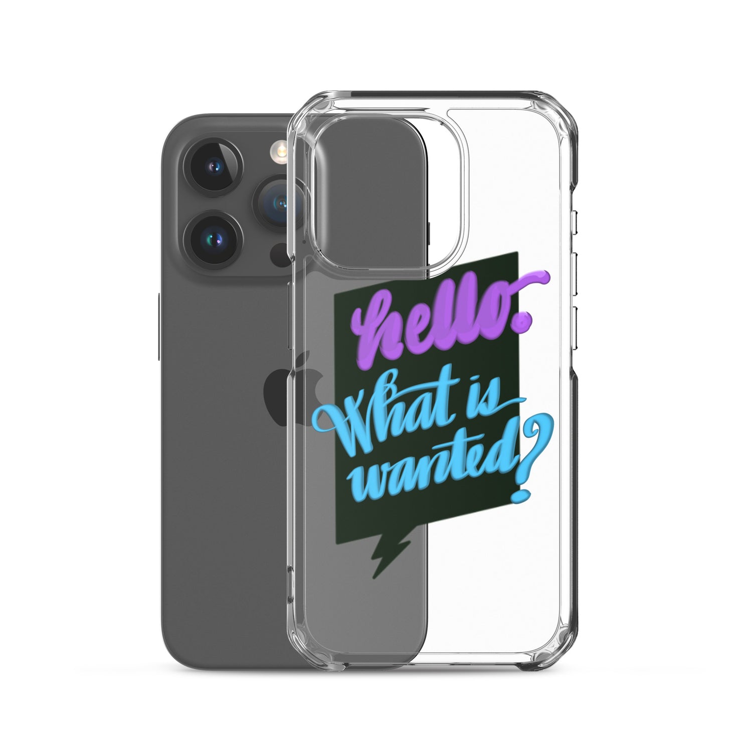 HELLO—WHAT IS WANTED—Clear Case for iPhone®