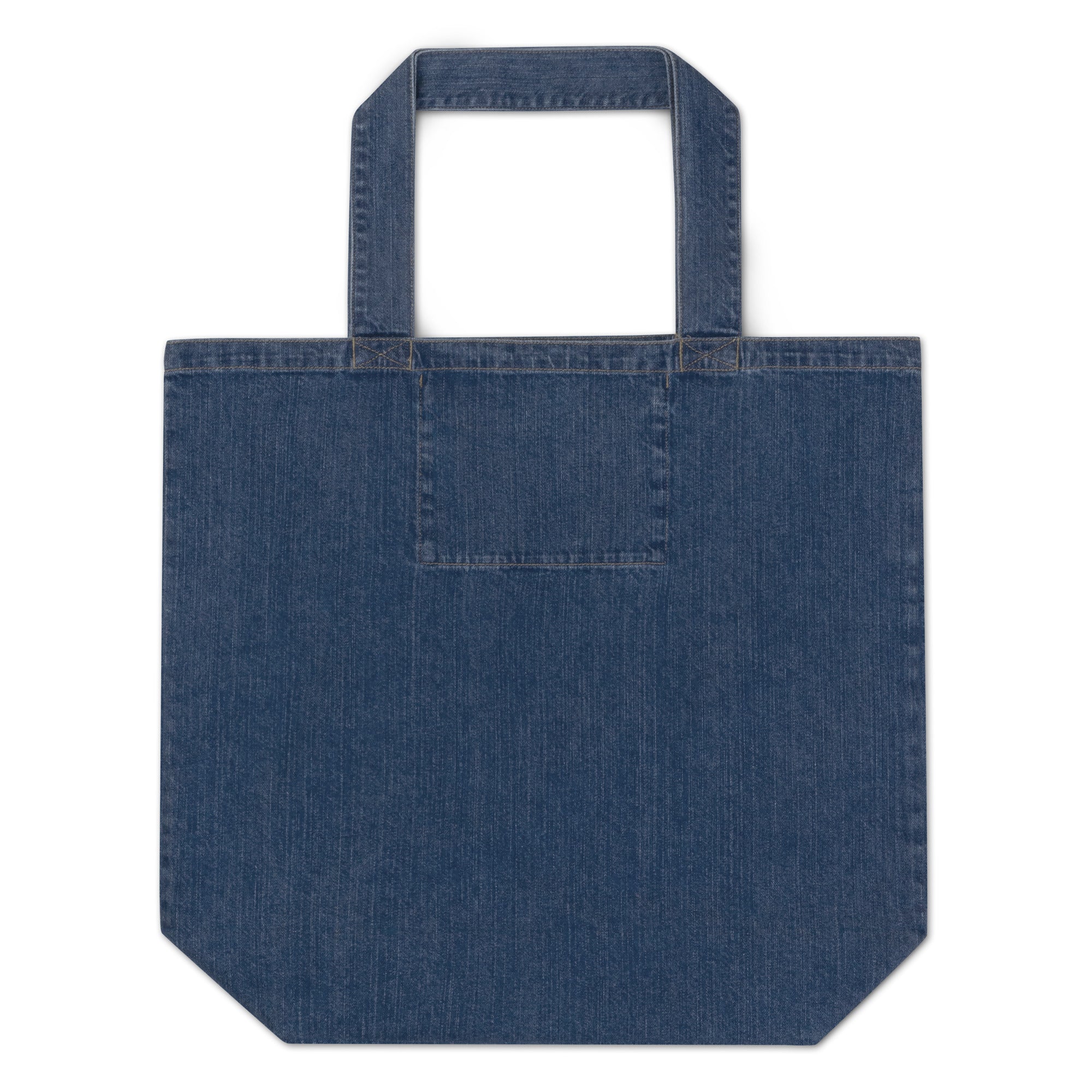 LOVE IS MY RELIGION  denim tote bag