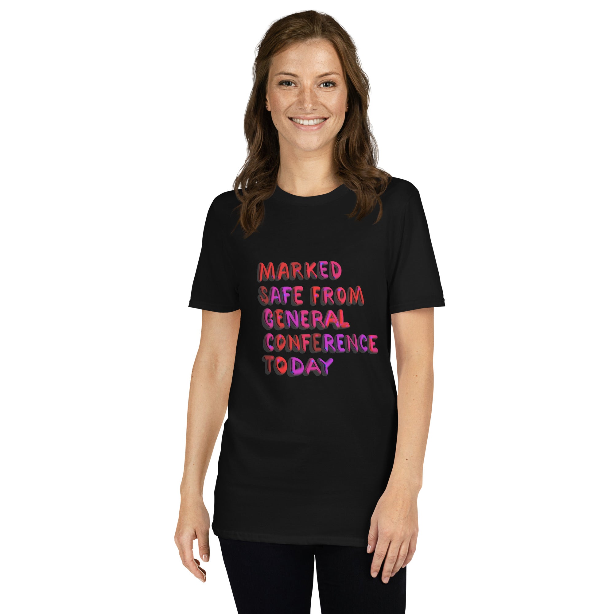 MARKED SAFE FROM CONFERENCE Short-Sleeve Unisex T-Shirt