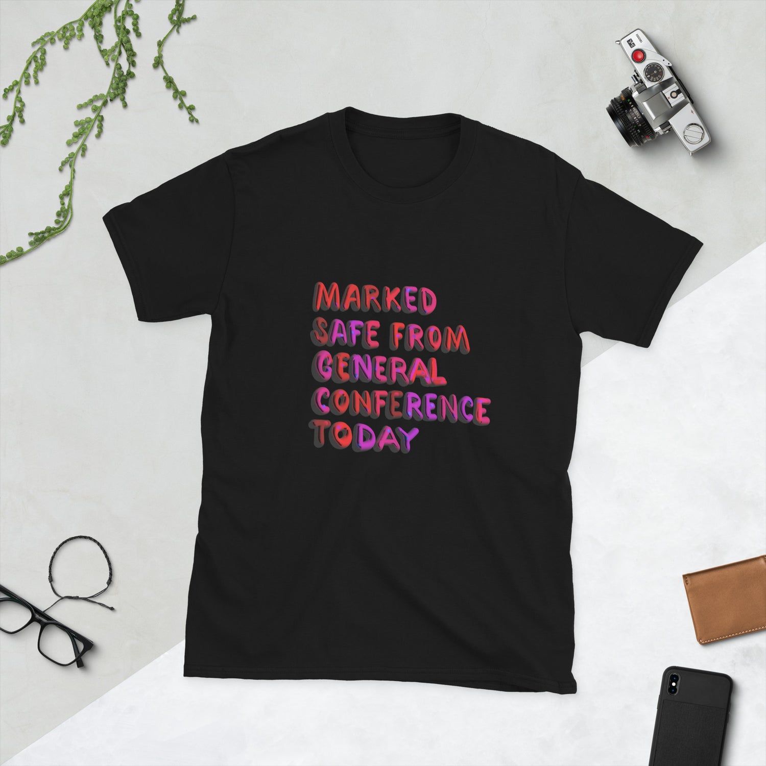 MARKED SAFE FROM CONFERENCE Short-Sleeve Unisex T-Shirt