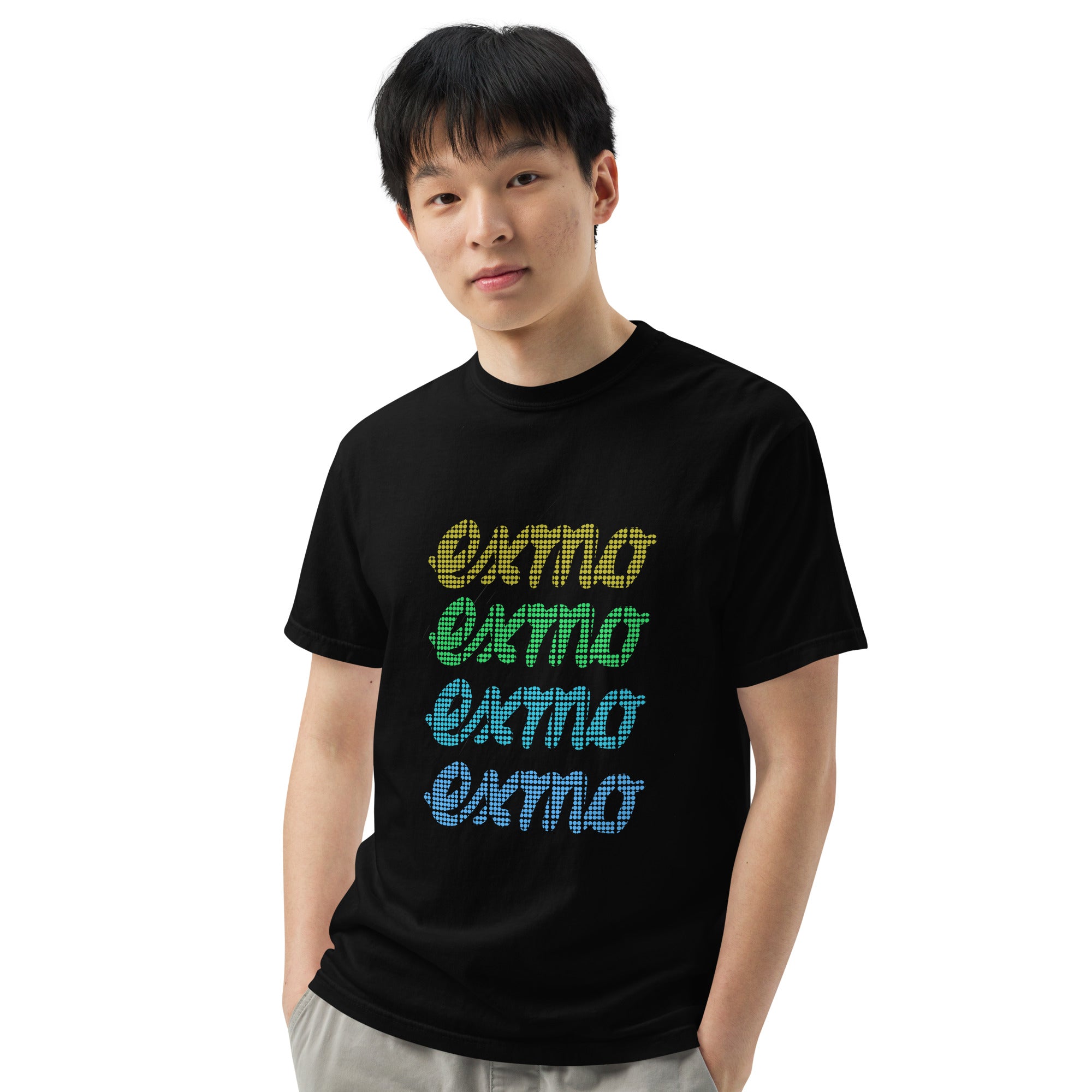 EXMO Unisex garment-dyed heavyweight t-shirt