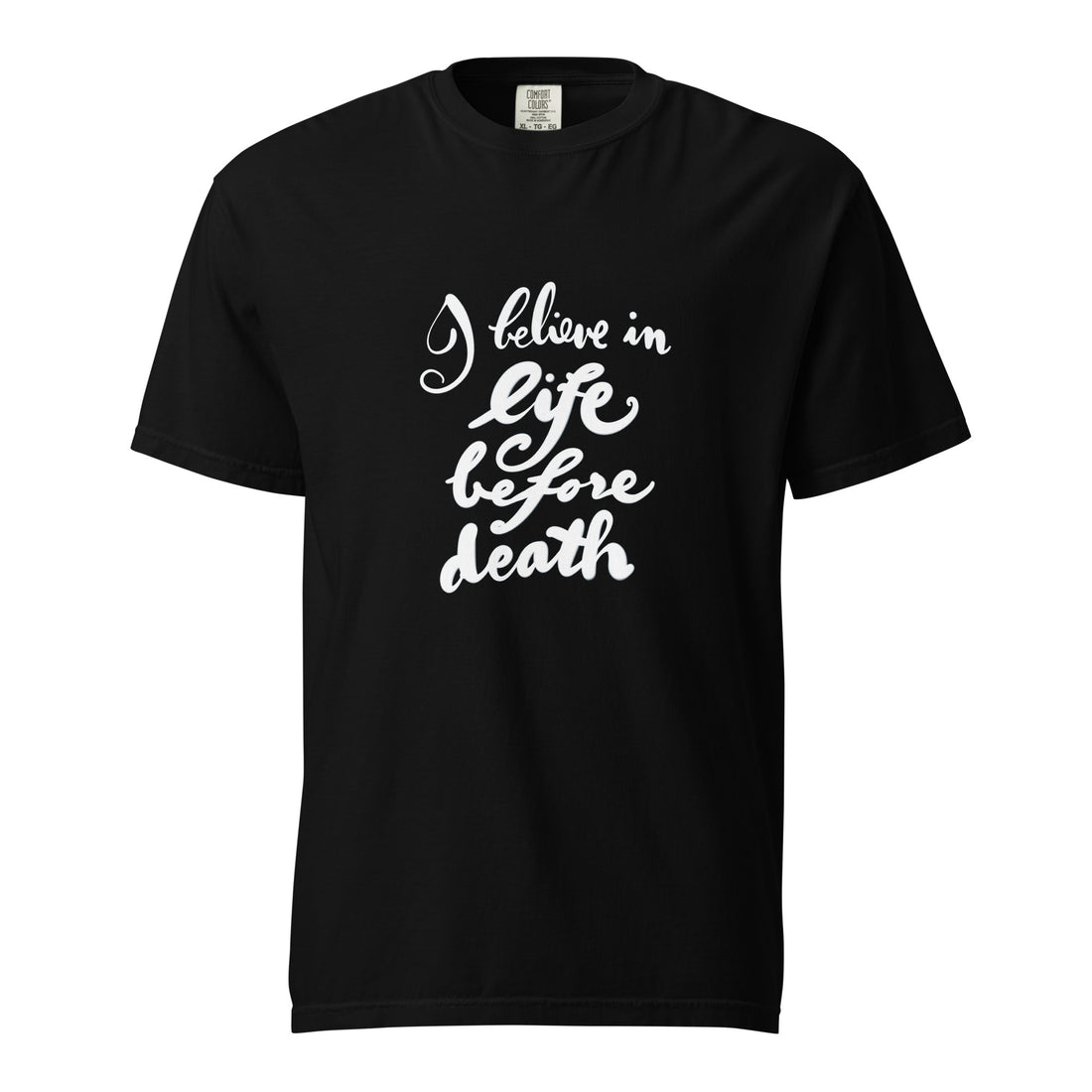 Life Before Death Unisex garment-dyed heavyweight t-shirt