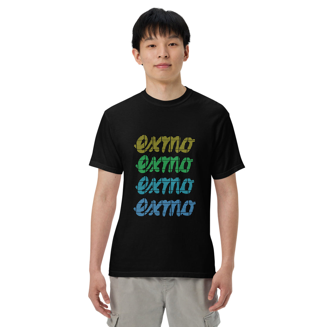 EXMO Unisex garment-dyed heavyweight t-shirt