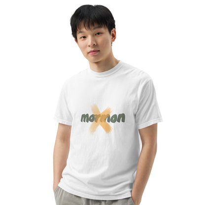 EXMORMON Unisex garment-dyed heavyweight t-shirt