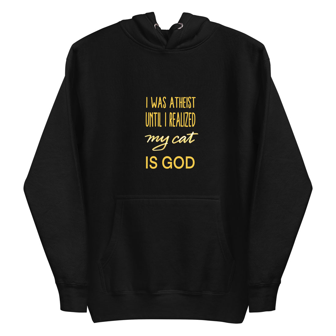 MY CAT IS GOD Unisex Hoodie