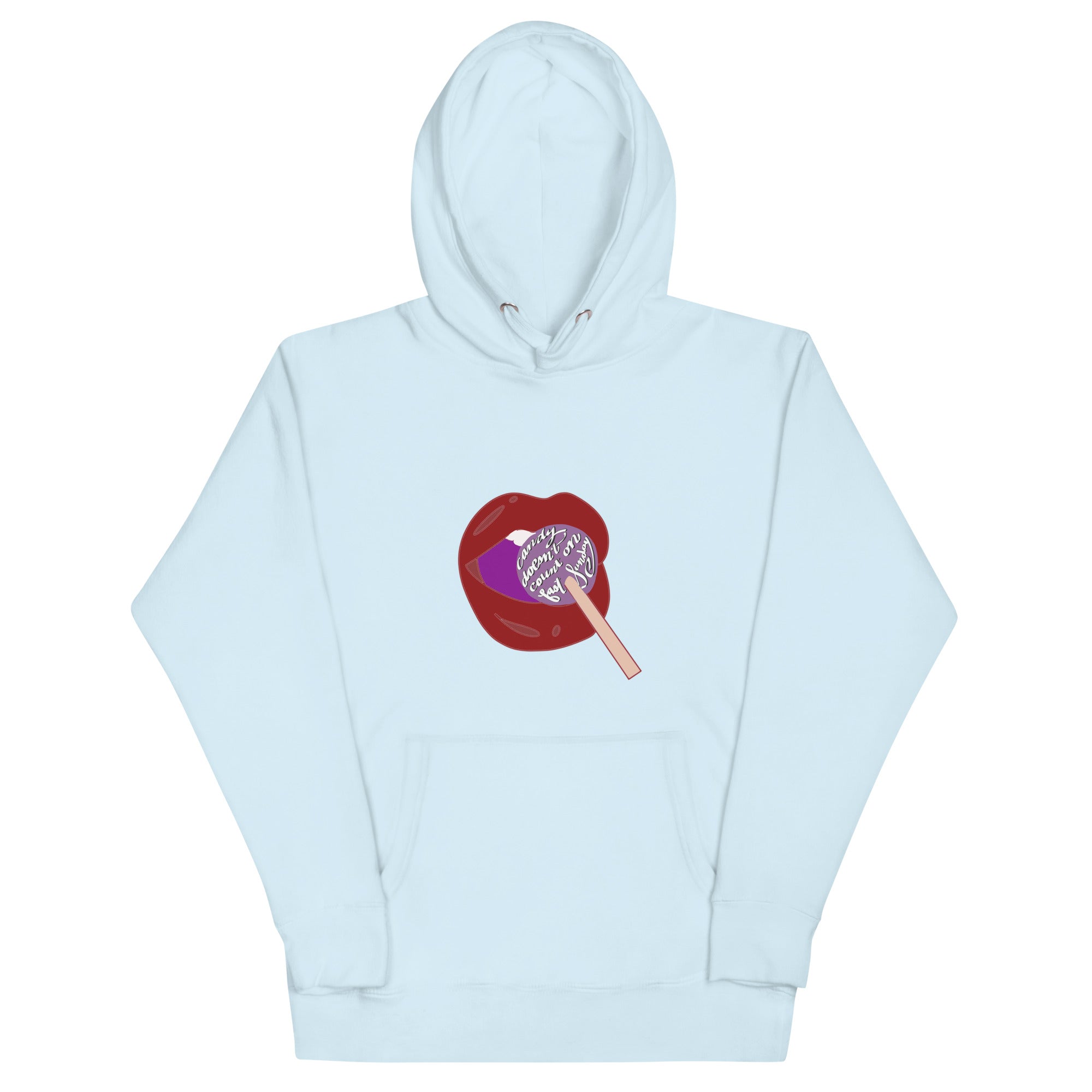 Candy on fast Sunday is okay!: Unisex Hoodie