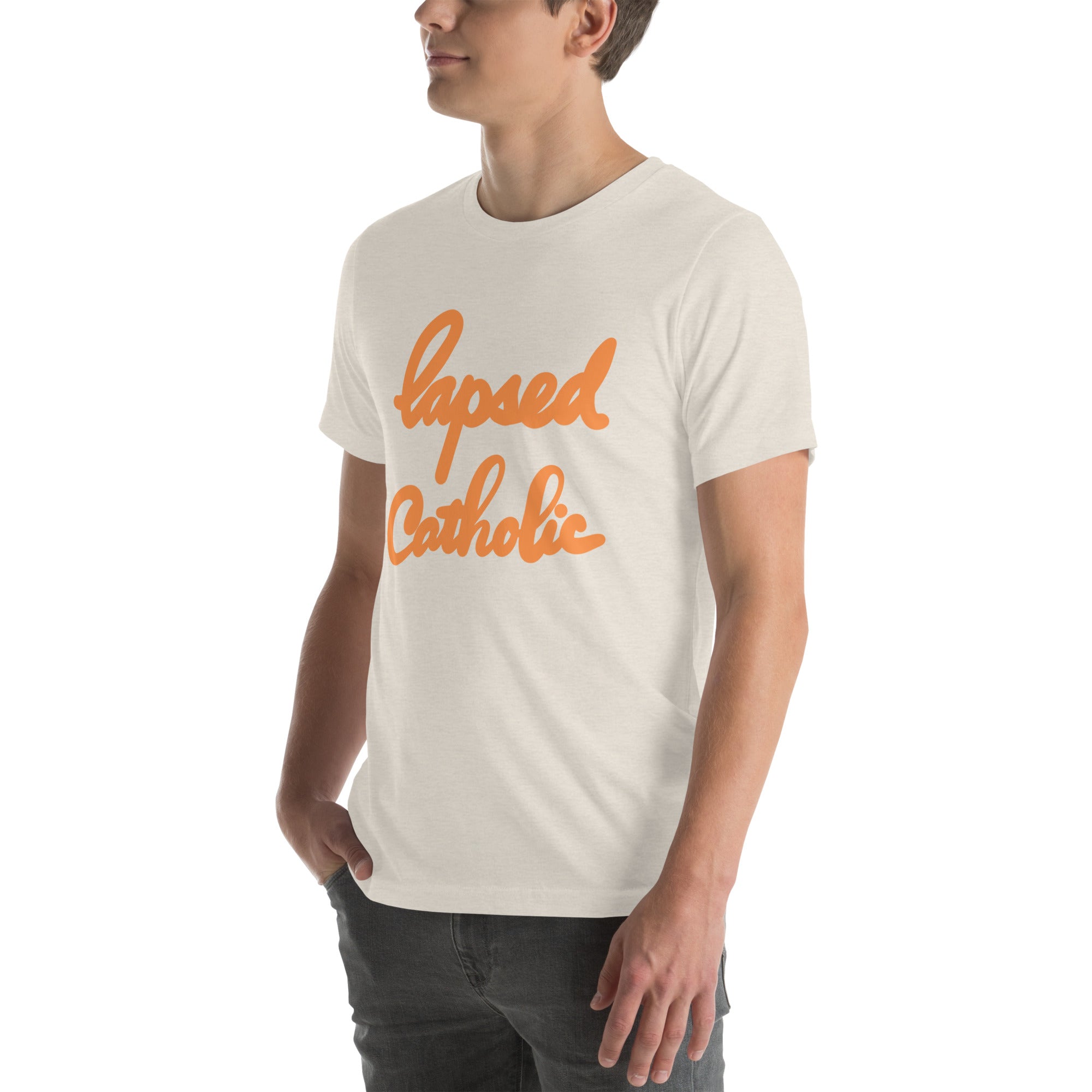 LAPSED CATHOLIC Unisex t-shirt