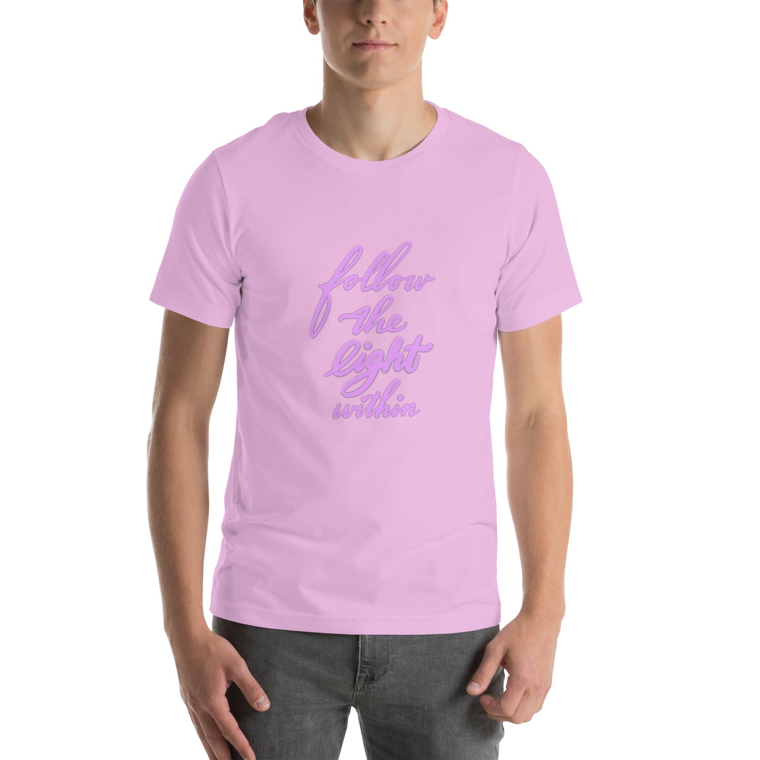 FOLLOW THE LIGHT WITHIN Unisex t-shirt