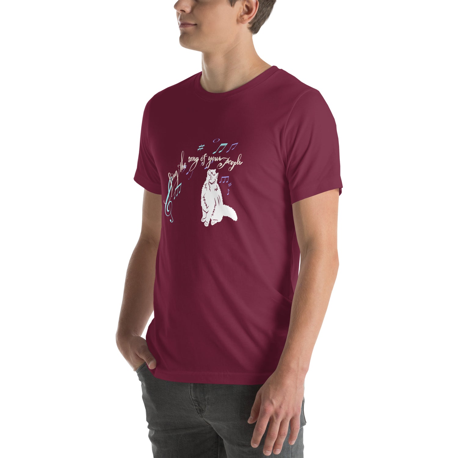 SING THE SONG OF YOUR PEOPLE Unisex t-shirt