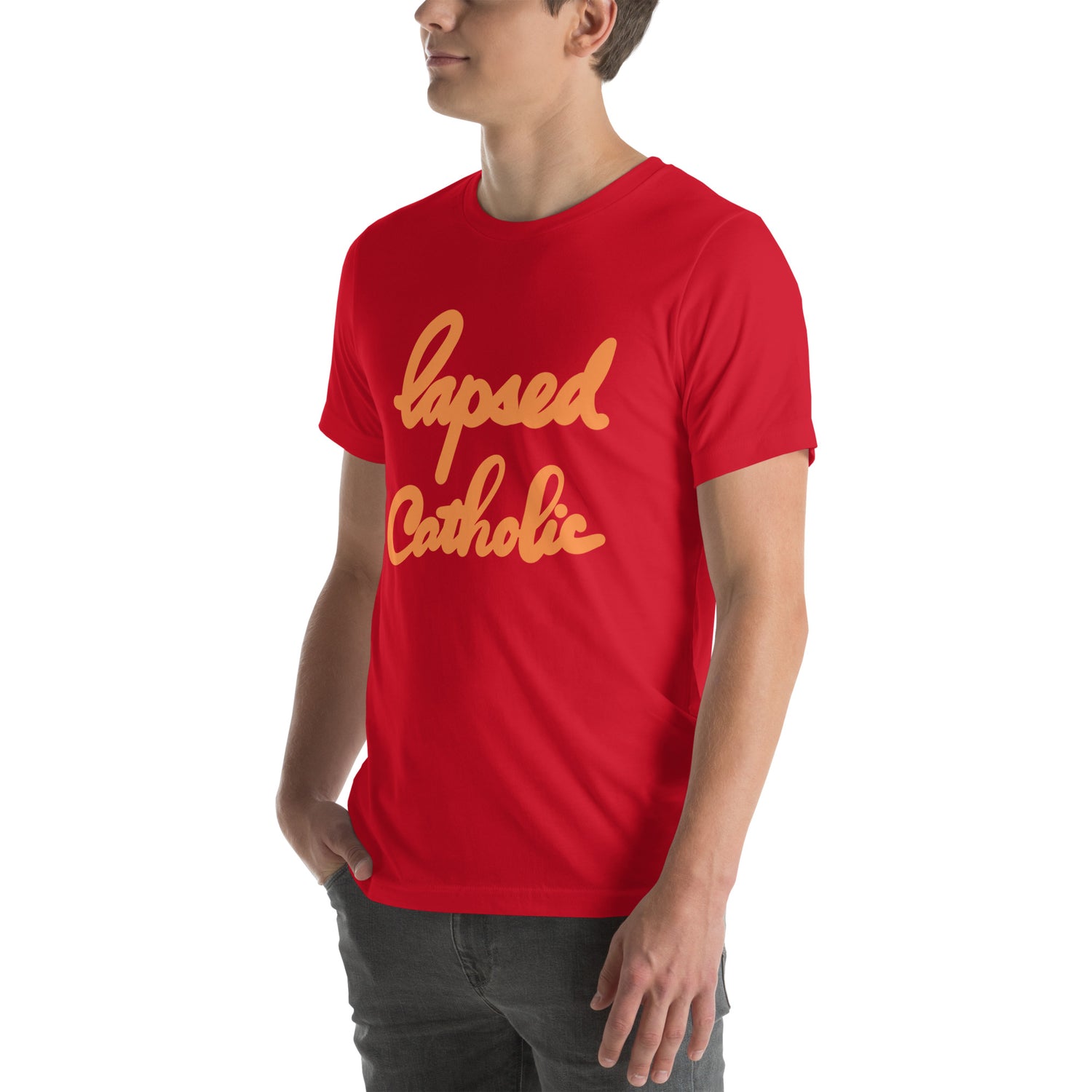 LAPSED CATHOLIC Unisex t-shirt