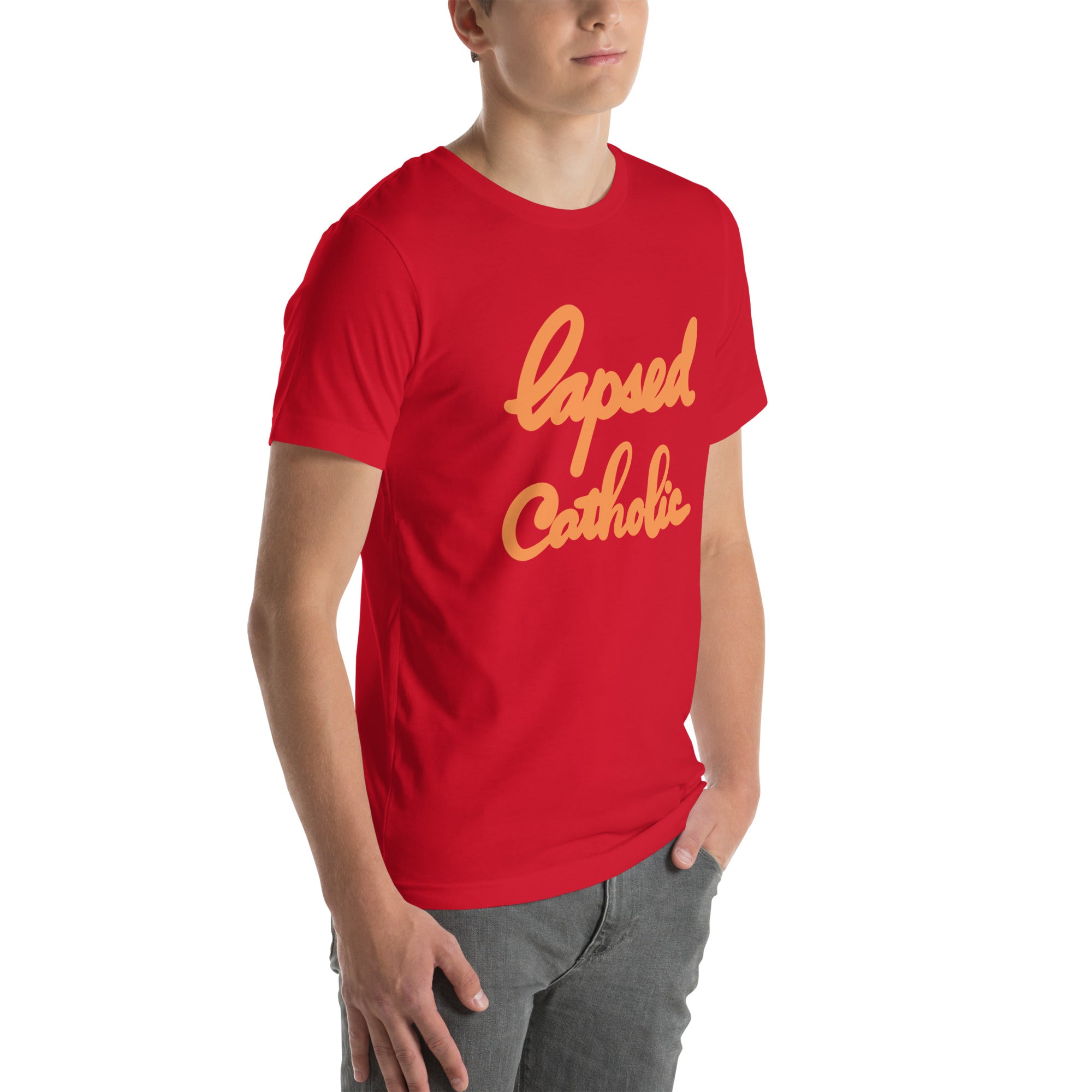 LAPSED CATHOLIC Unisex t-shirt