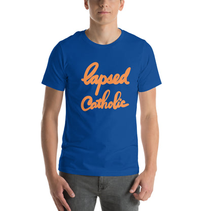 LAPSED CATHOLIC Unisex t-shirt